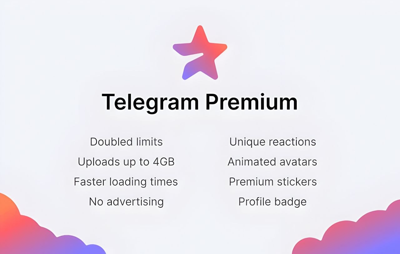 مزایای تلگرام پرمیوم